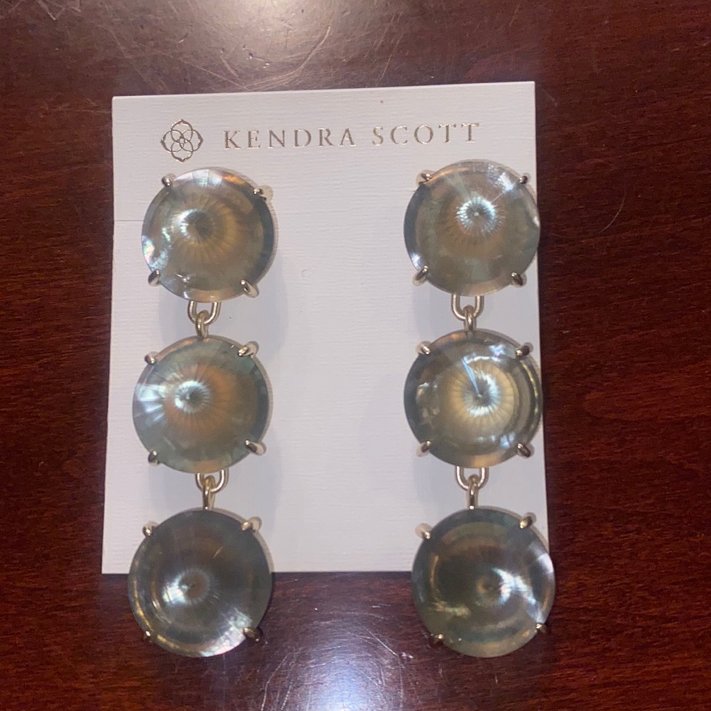 Kendra Scott Jolie Gray Illusion Earrings